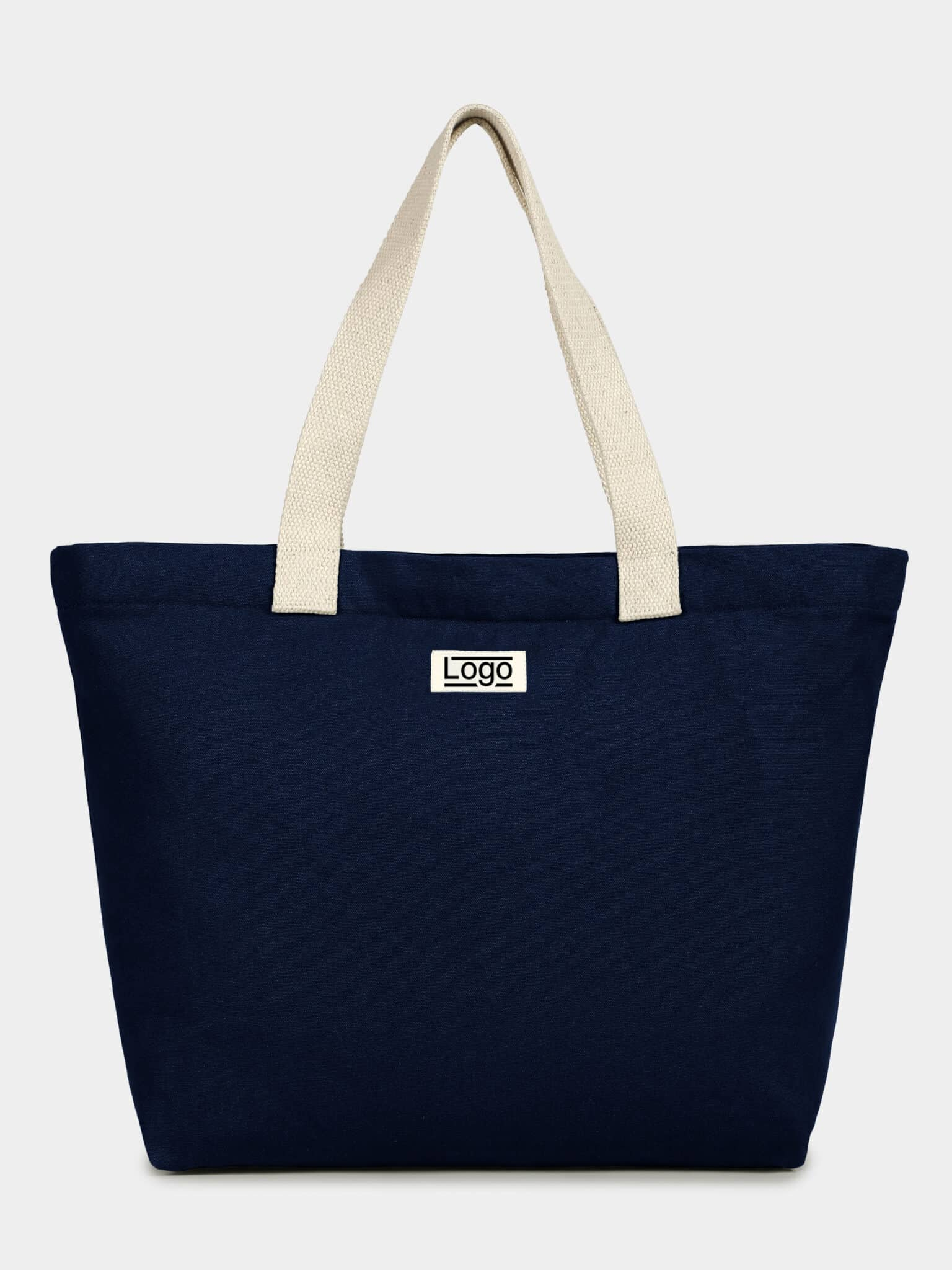 Sac boat personnalisable en velours Hortense Bleu marine